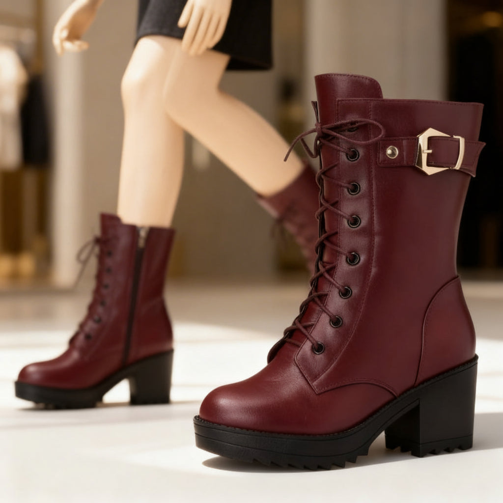Bottines Hiver Doublées Fourrure